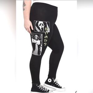💚🖤”Sale”Nwt awesome limited edition Ghost Face/ Scream leggings!! Size 26